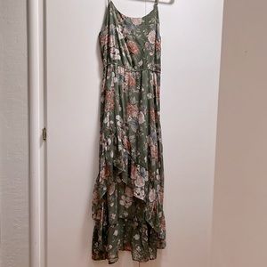 Floral High Low Maxi Dress by Hayden